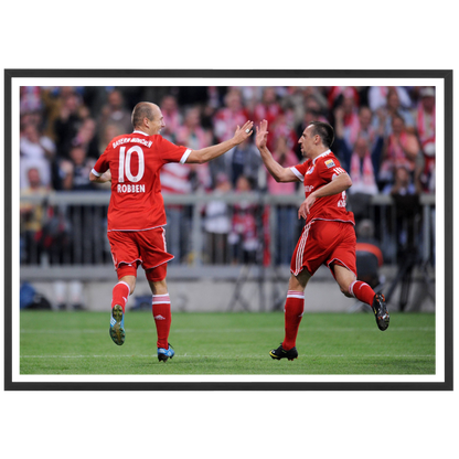 Tape dans la main entre Robben et Ribéry, 2009