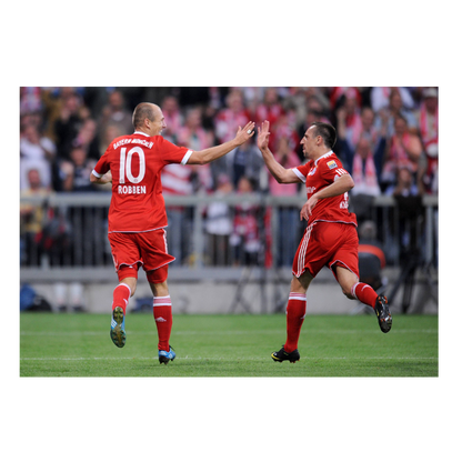 Tape dans la main entre Robben et Ribéry, 2009