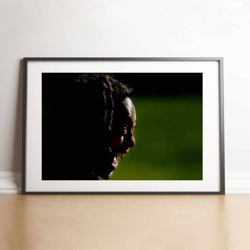 Tana Umaga durante una Haka, All-Blacks 2005