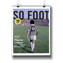 Charger l'image dans la galerie, Affiche Platini 10 ans, So Foot #108