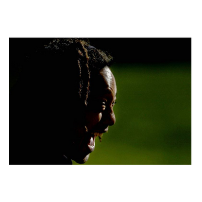 Tana Umaga durante una Haka, All-Blacks 2005