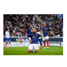 Charger l'image dans la galerie, Ryan Cherki célèbre son but face à Chypre, 2023