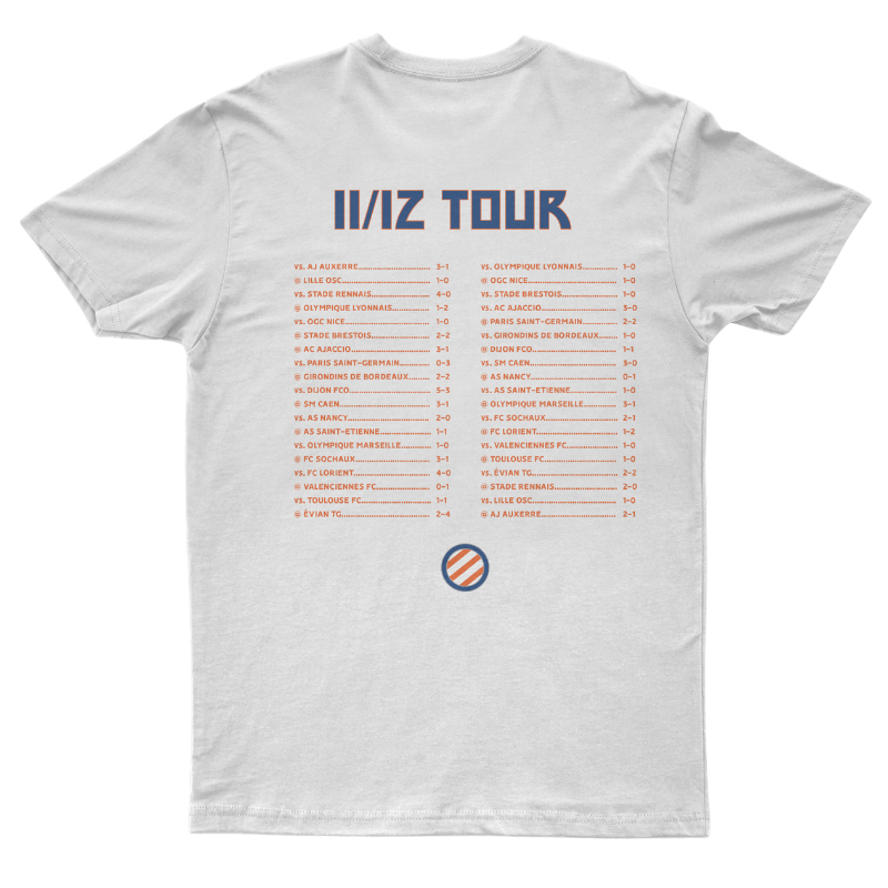 T-Shirt "Montpellier 2012" On Tour