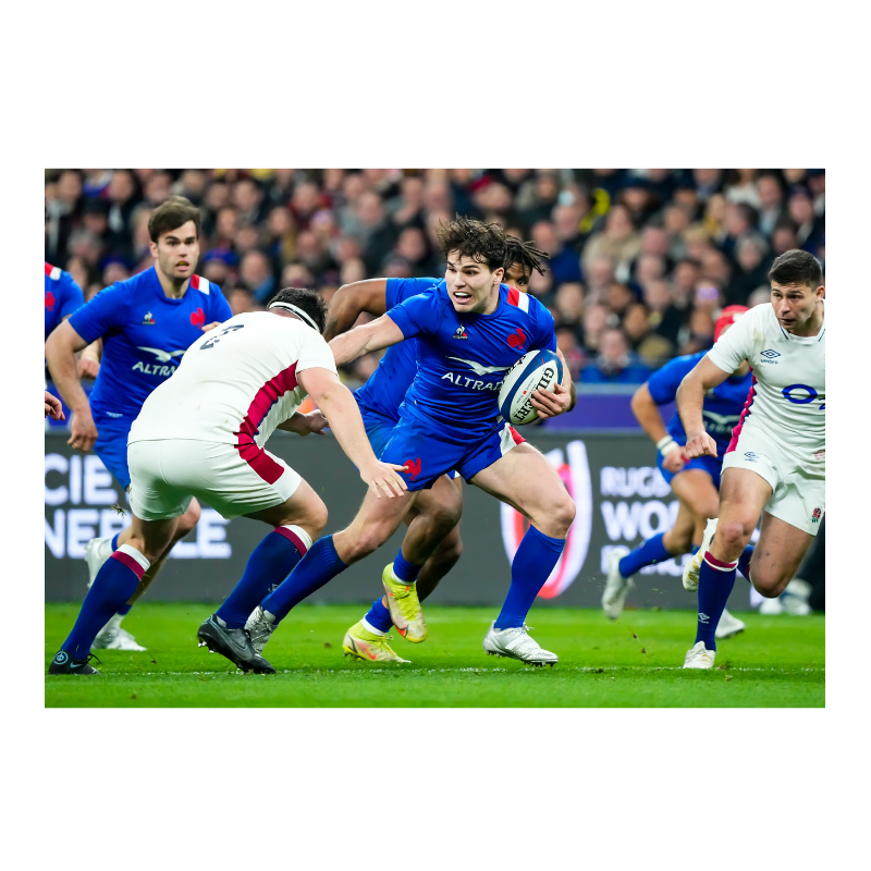 Antoine Dupont raffute un Anglais, VI Nations 2022