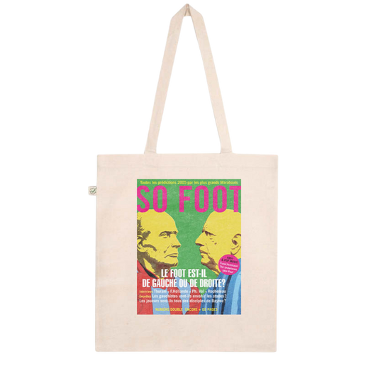 Tote bag Couv So Foot "Droite ou gauche ?"