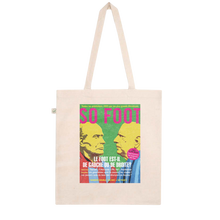Load image into Gallery viewer, Couv So Foot tote bag "Right or left?"