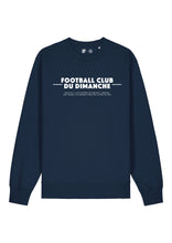 Charger l&#39;image dans la galerie, Sweat bleu marine “Règle n°1 Football Club du Dimanche: Parler à l&#39;Arbitre”