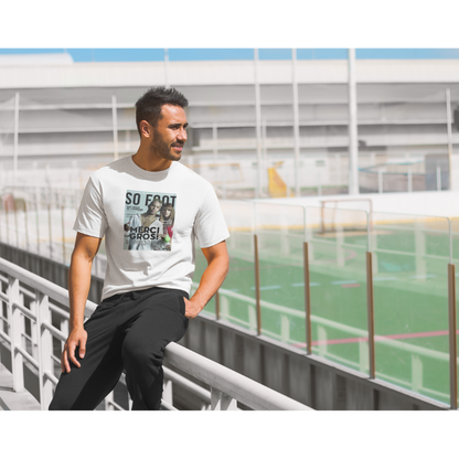 T-Shirt Couv So Foot « Merci gros ! » Ronaldo blanc