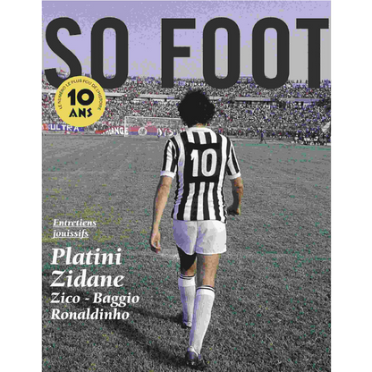Affiche Platini 10 ans, So Foot #108