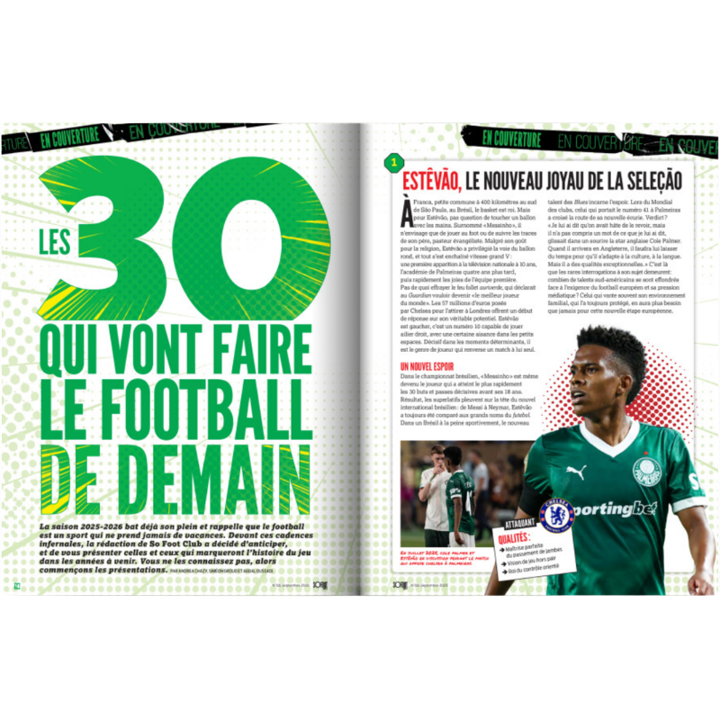 So Foot Club #116 – Révélations : les 30 qui vont faire le football de demain