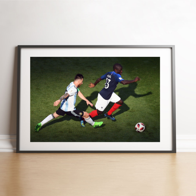 N'Golo Kanté dribbla Messi, 2018 