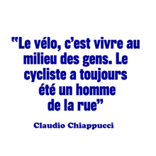 Load image into Gallery viewer, Chiappucci quote mug "Cycling is living among people"