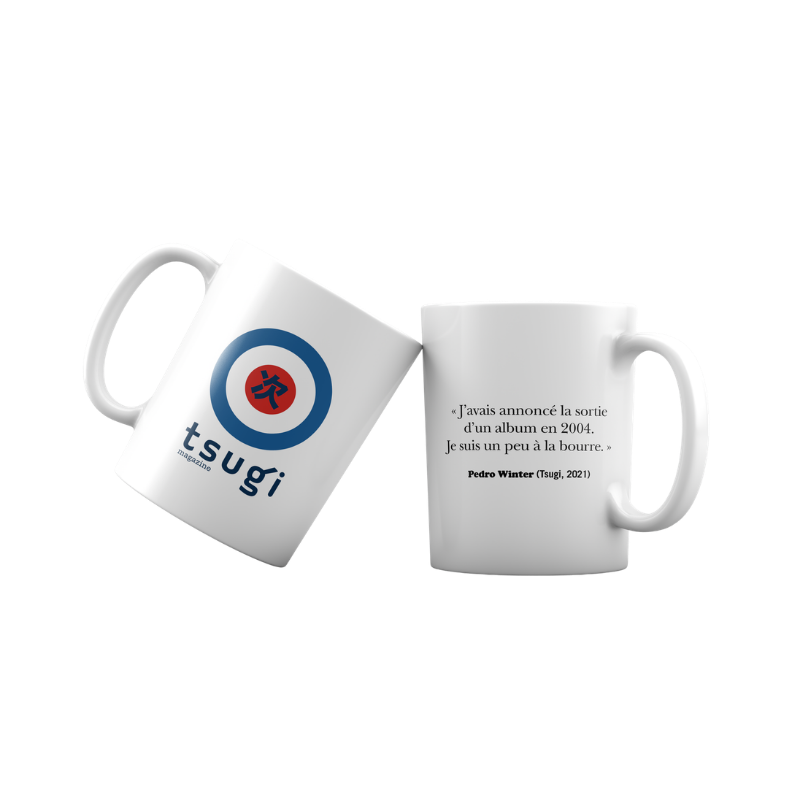 Mug citation Pedro Winter "Je suis un peu à la bourre"