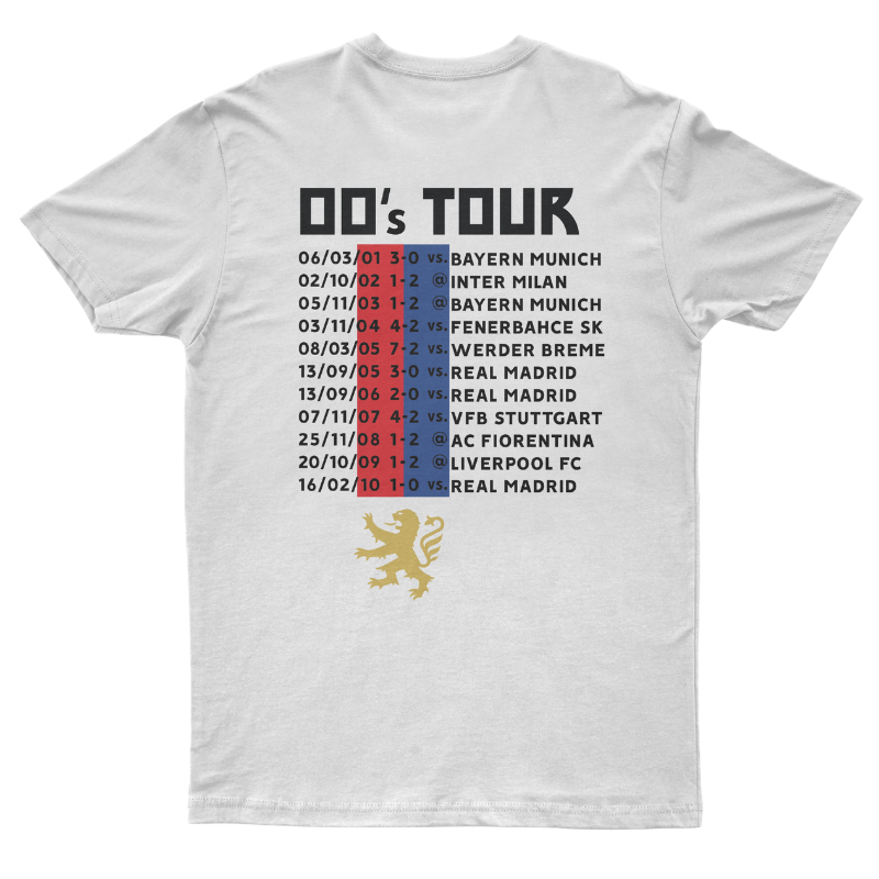 Maglietta bianca "Lyon 00's" On Tour