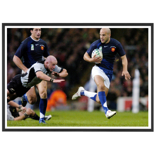 Michalak efface la défense des All Blacks, 2007