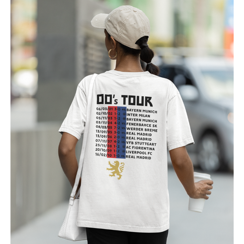 Maglietta bianca "Lyon 00's" On Tour