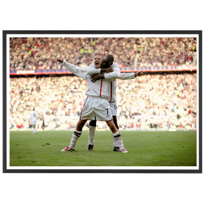 Célébration de David Beckham, 2001