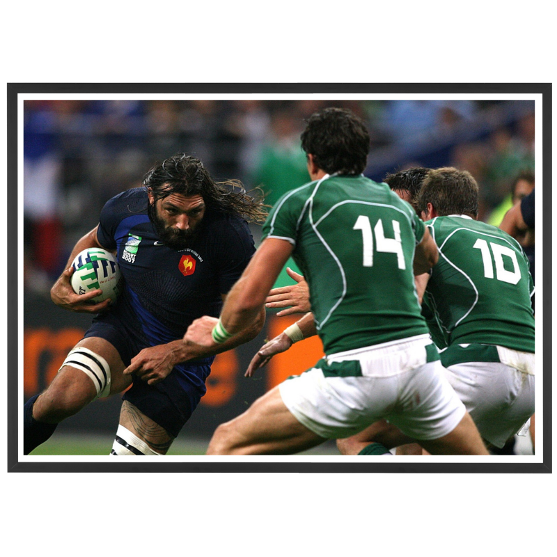 Chabal défie la défense irlandaise, 2007