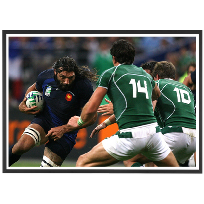 Chabal défie la défense irlandaise, 2007