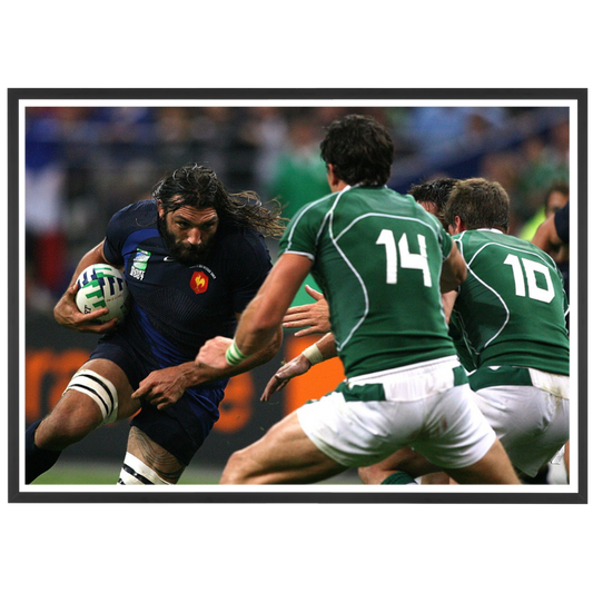 Chabal défie la défense irlandaise, 2007