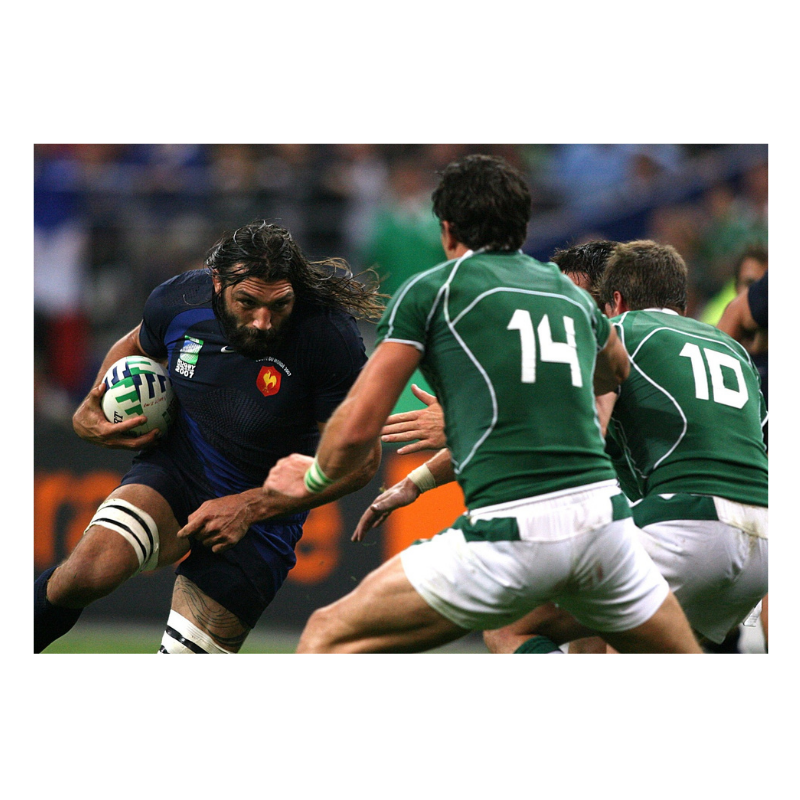Chabal défie la défense irlandaise, 2007