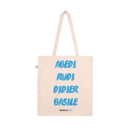 Tote bag "Abedi, Rudi, Basile..." Marseille 93