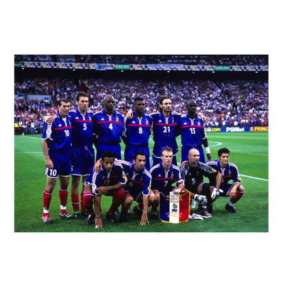 Photo d'équipe des Bleus, Finale Euro 2000
