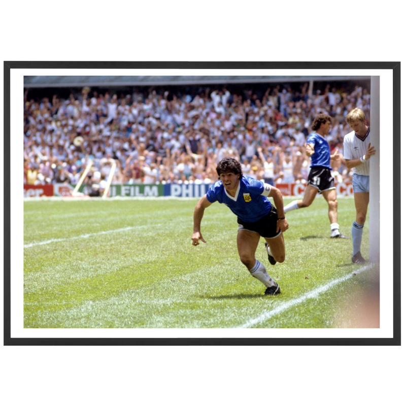 Maradona fête son but du siècle, 1986