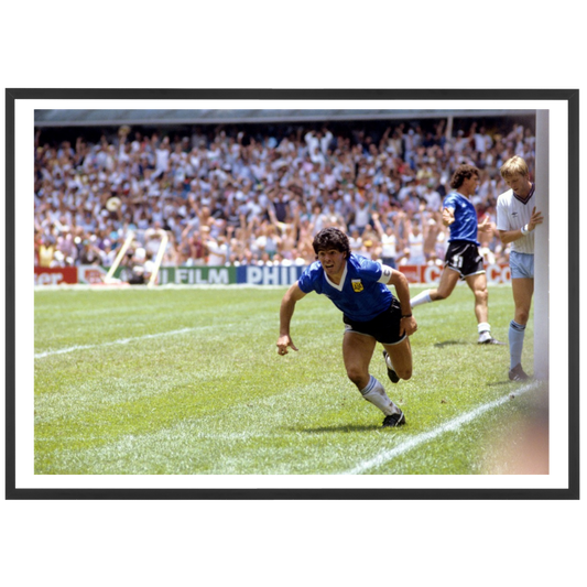 Maradona fête son but du siècle, 1986