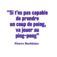 Charger l'image dans la galerie, Mug citation Berbizier "Va jouer au ping-pong"