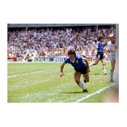 Maradona fête son but du siècle, 1986