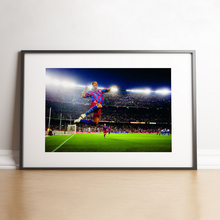 Charger l'image dans la galerie, Ronaldinho célèbre un but au Barça, 2006