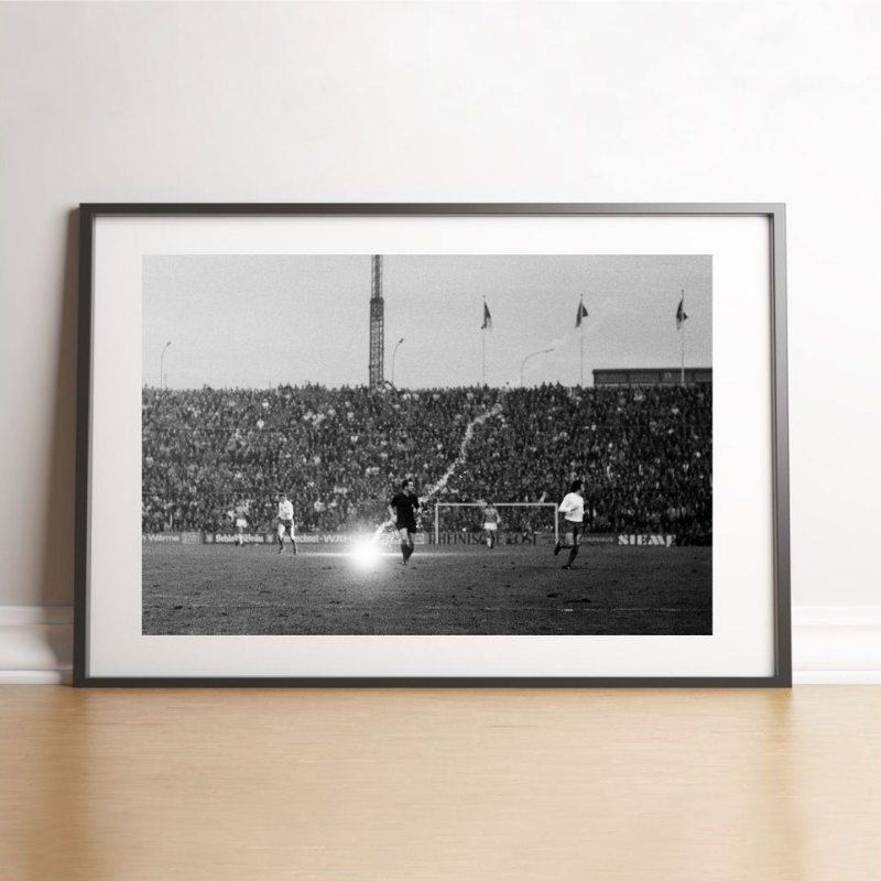 Jet de fumigène à Mönchengladbach, 1971