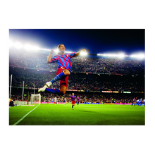 Charger l'image dans la galerie, Ronaldinho célèbre un but au Barça, 2006