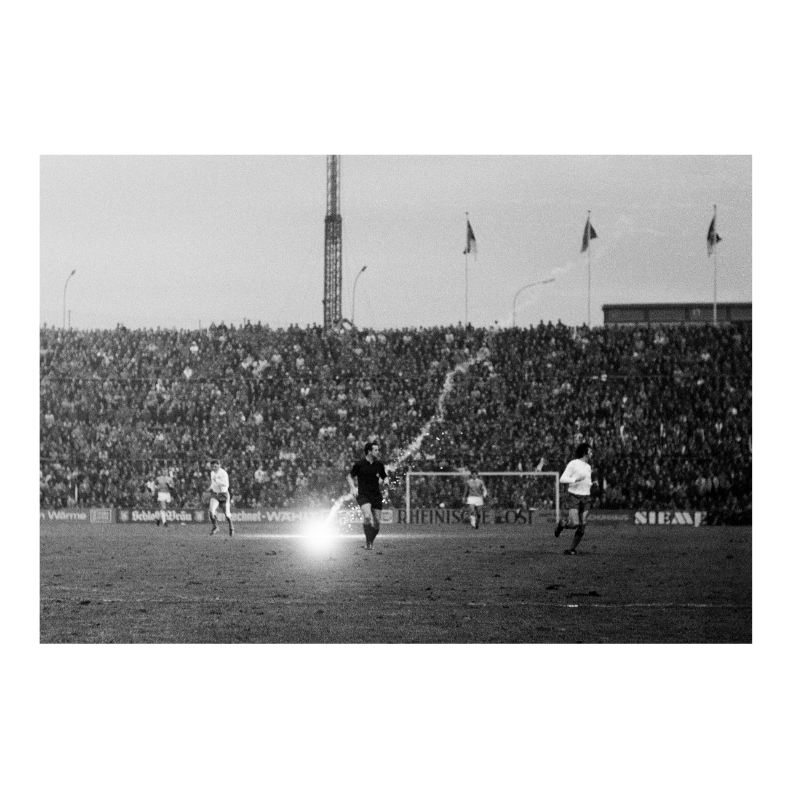 Jet de fumigène à Mönchengladbach, 1971