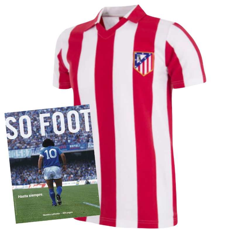 Coffret maillot collector « Atletico Madrid 1985 »