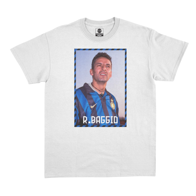 T-Shirt Roberto Baggio blanc