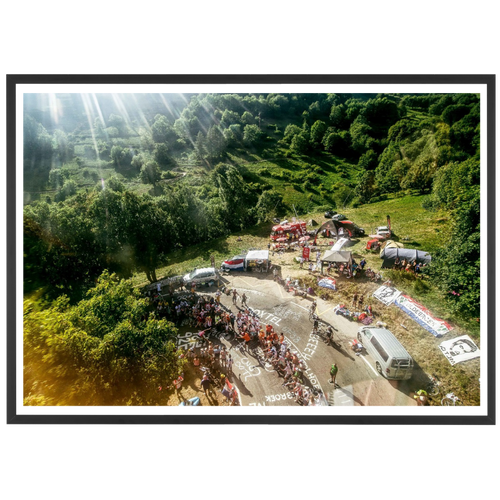 Virage de l'Alpe d'Huez, Tour de France 2018