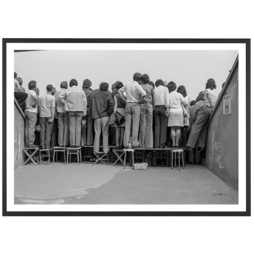 Crowded fans of Dynamo Dresden, 1975