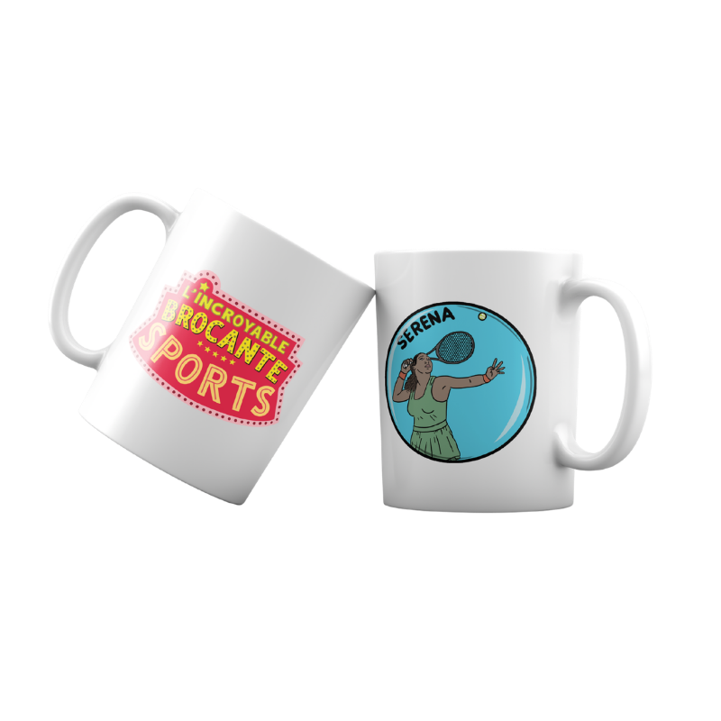Mug Serena Williams x Incroyable Brocante Sports