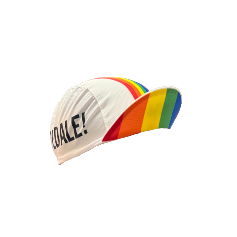 Gapette arc-en-ciel "Pédale!"