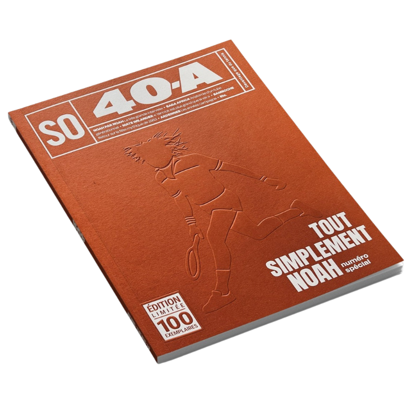 40-A collector 100% Yannick Noah, édition terre battue