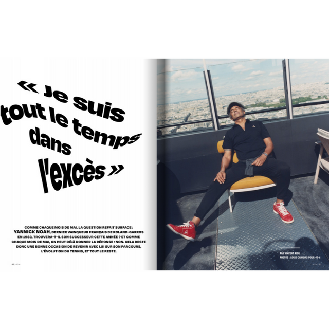 40-A collector's edition, 100% Yannick Noah, clay court edition