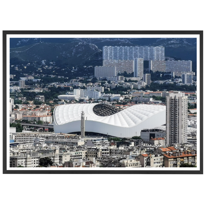 Vue du stade Vélodrome dans Marseille, 2021