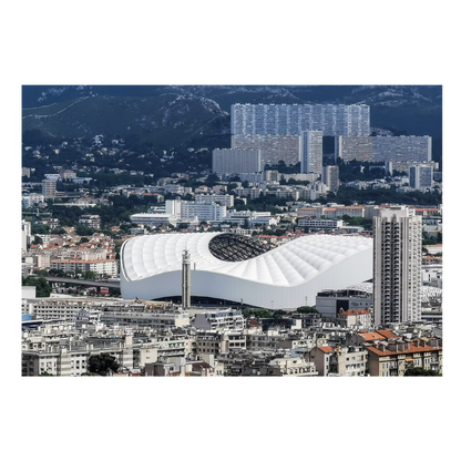 Vue du stade Vélodrome dans Marseille, 2021