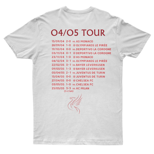 "Liverpool 2005" On Tour T-Shirt white