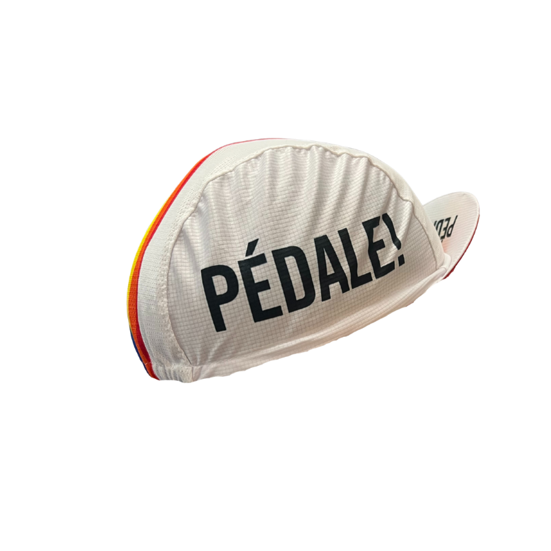 Gapette arc-en-ciel "Pédale!"