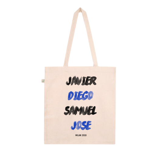 Tote bag "Javier, Diego, Samuel, José" Inter Milan 2010