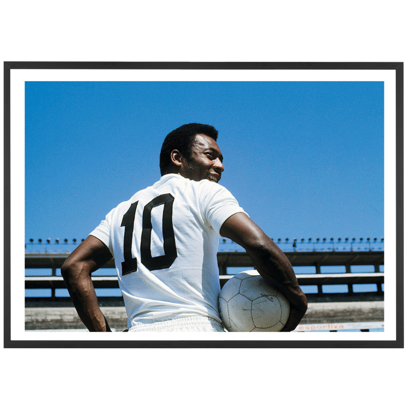 Portrait de Pelé à Santos, 1968