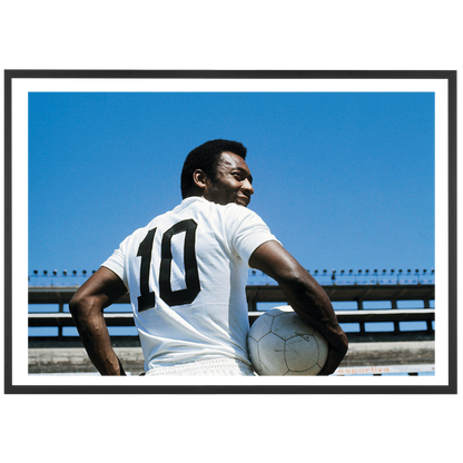 Portrait de Pelé à Santos, 1968